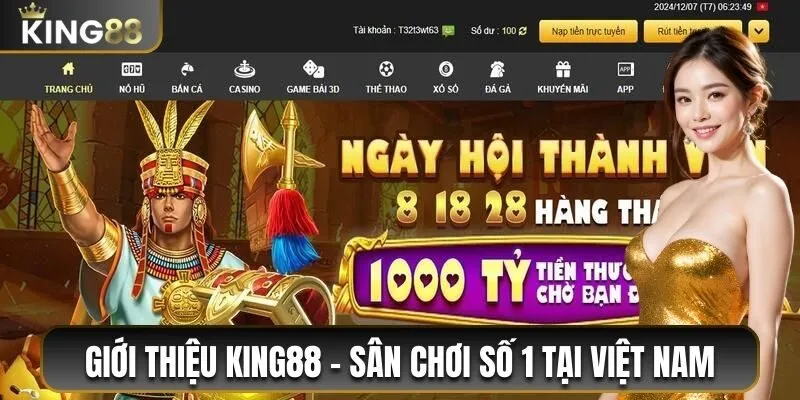 Giới thiệu King88 - Sân chơi số 1 tại Việt Nam