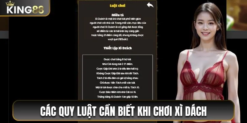 Luật chơi đối với bài blackjack trực tuyến