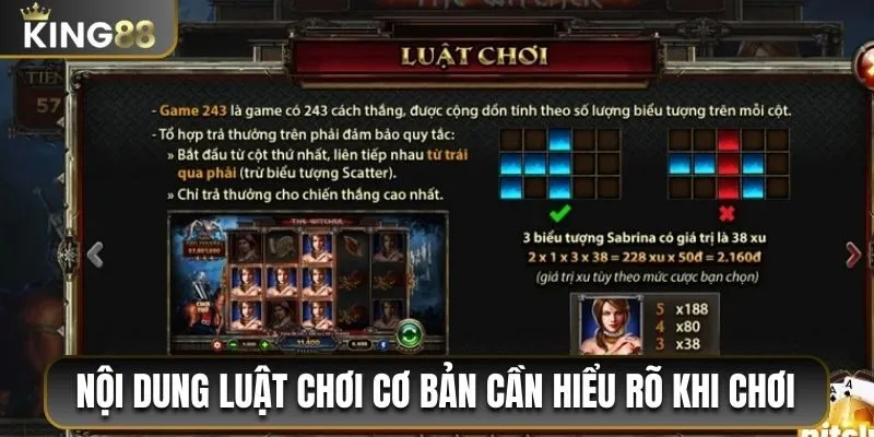 Nội dung luật chơi cơ bản cần hiểu rõ khi chơi